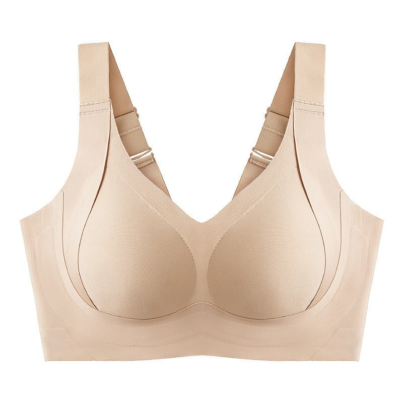 Sports plus size seamless thin lift European and American lingerie for women