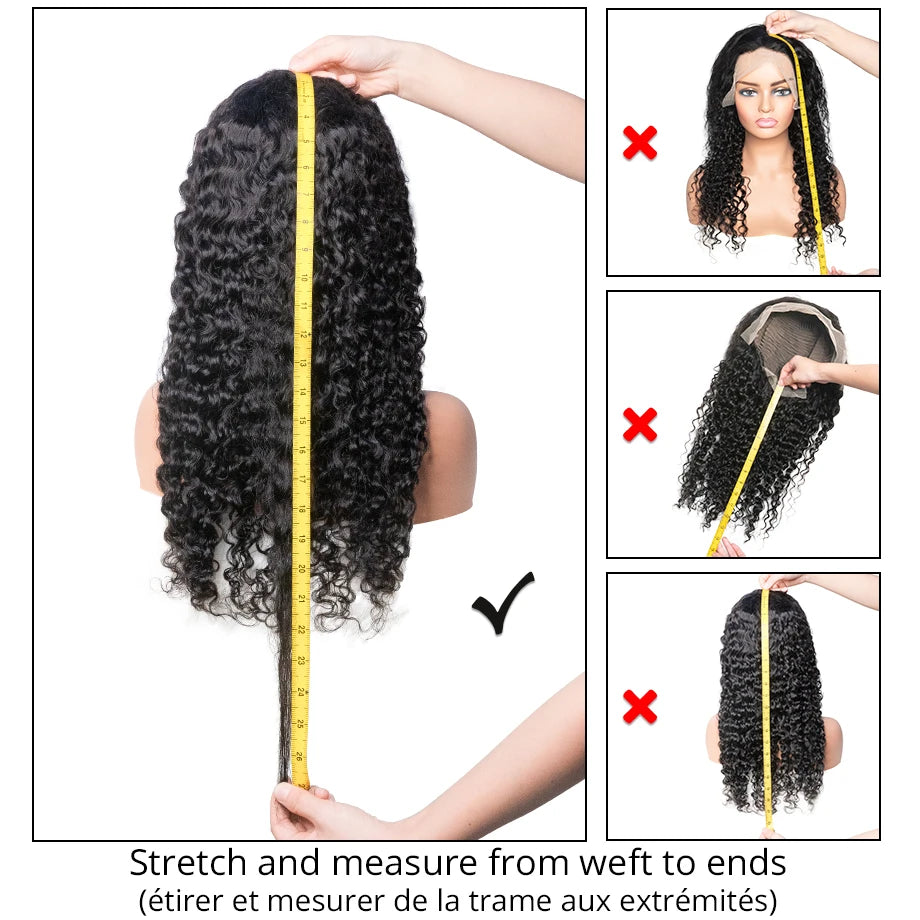 13x6 Curly Human Hair Wig Honey Blonde Ombre 13x4 Brazilian Brown Color Deep Water Wave Hd Frontal Highlight Bob Lace Front Wigs