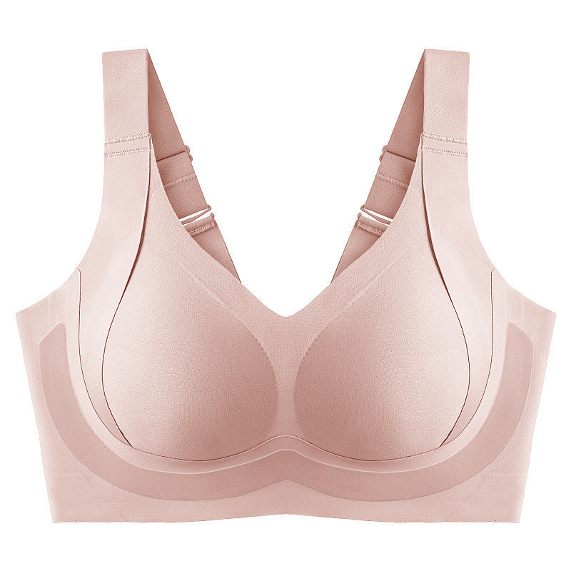 Sports plus size seamless thin lift European and American lingerie for women
