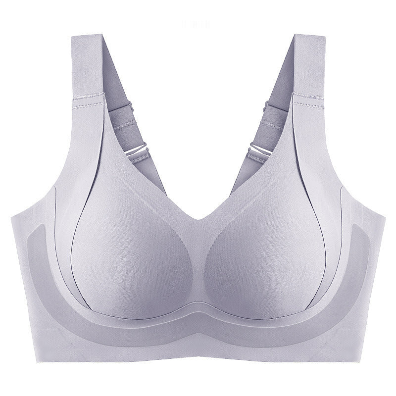 Sports plus size seamless thin lift European and American lingerie for women