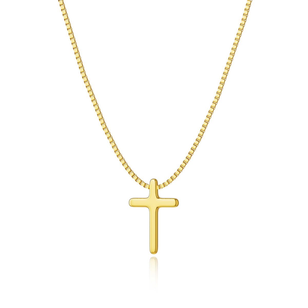 Cross Layered Necklaces for Women - 14K Gold/Sterling Silver Plated Cross Pendant Simple Satellite Chain Dainty Small Choker Sideways Necklace Jewelry Trendy Gift