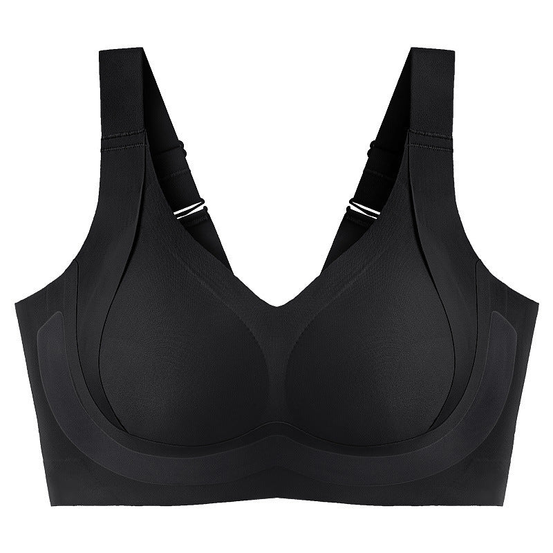 Sports plus size seamless thin lift European and American lingerie for women