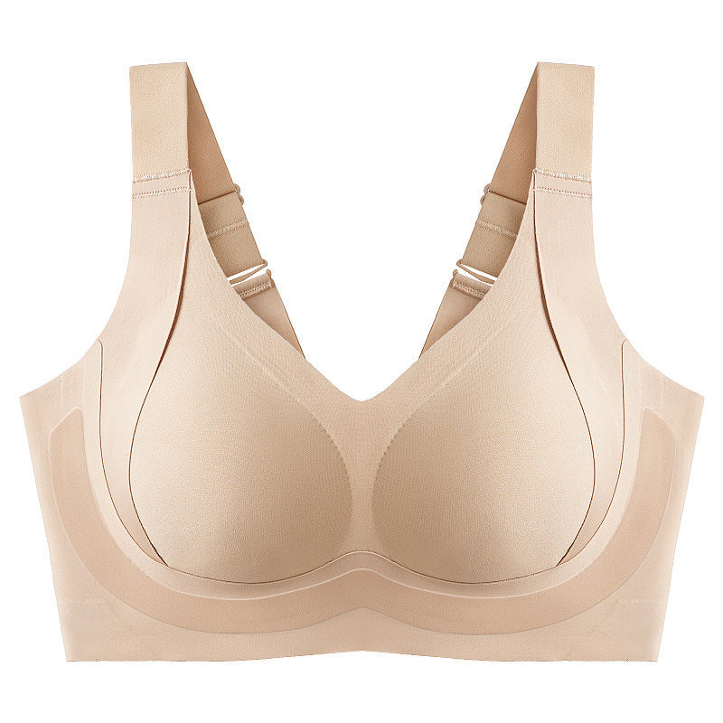 Sports plus size seamless thin lift European and American lingerie for women