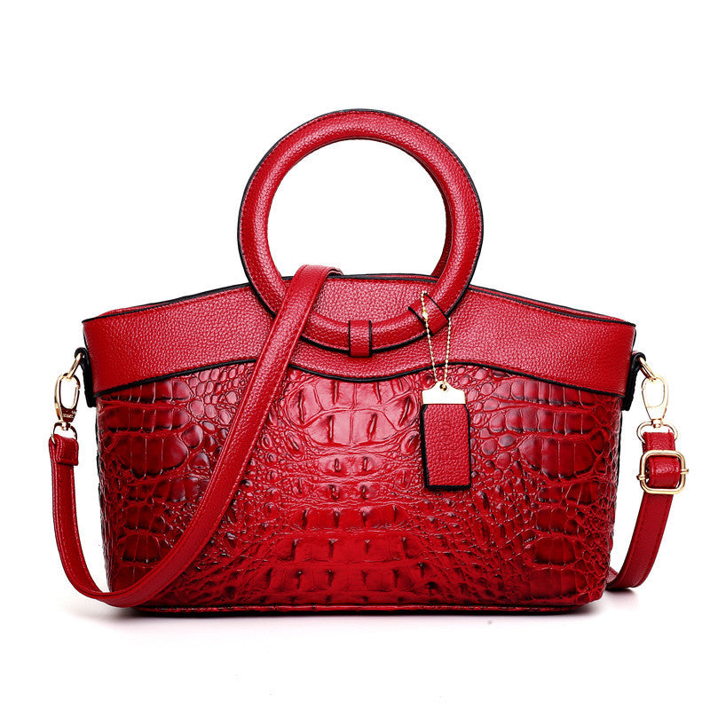 Ladies' handbag European and American style fashion ring single shoulder diagonal cross bag