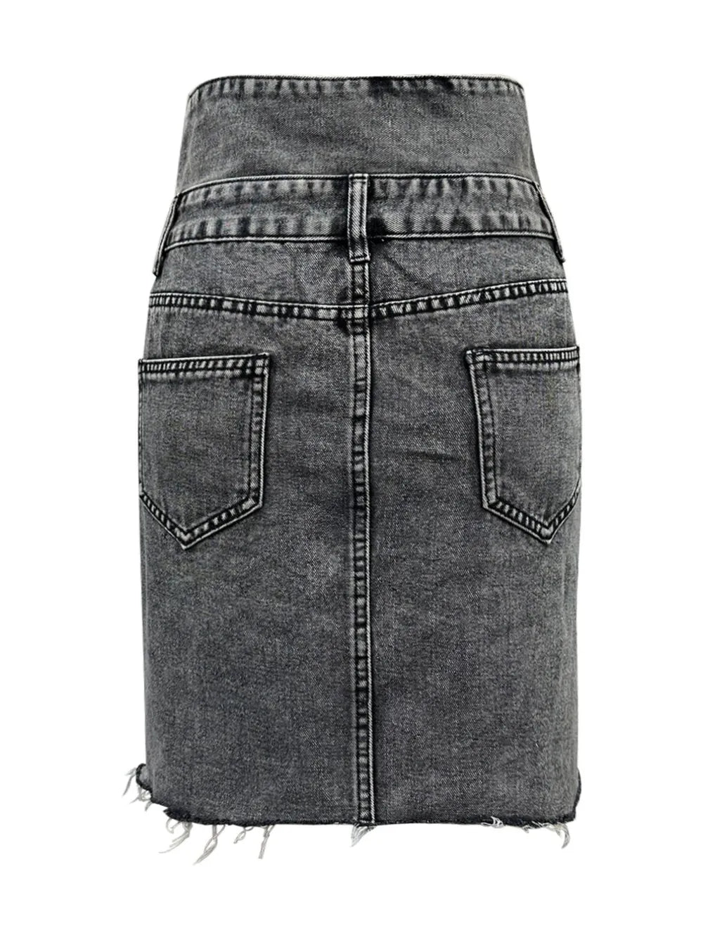 New Personalized Street Double Waist Head Skirt