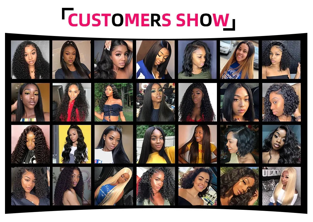 Wear And Go Glueless Wig Kinky Curly Human Hair Wigs 30 32 Inch 13x4 HD Lace Frontal Wigs Pre Plucked Pre Cut Human Hair Wigs