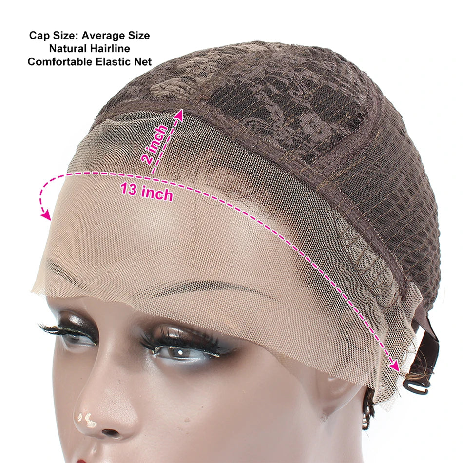 Human Hair 13X2 Wigs Short Pixie Cut Wigs Straight Bob HD Transparent Lace Frontal Wigs For Black Women 250 Density Perruque