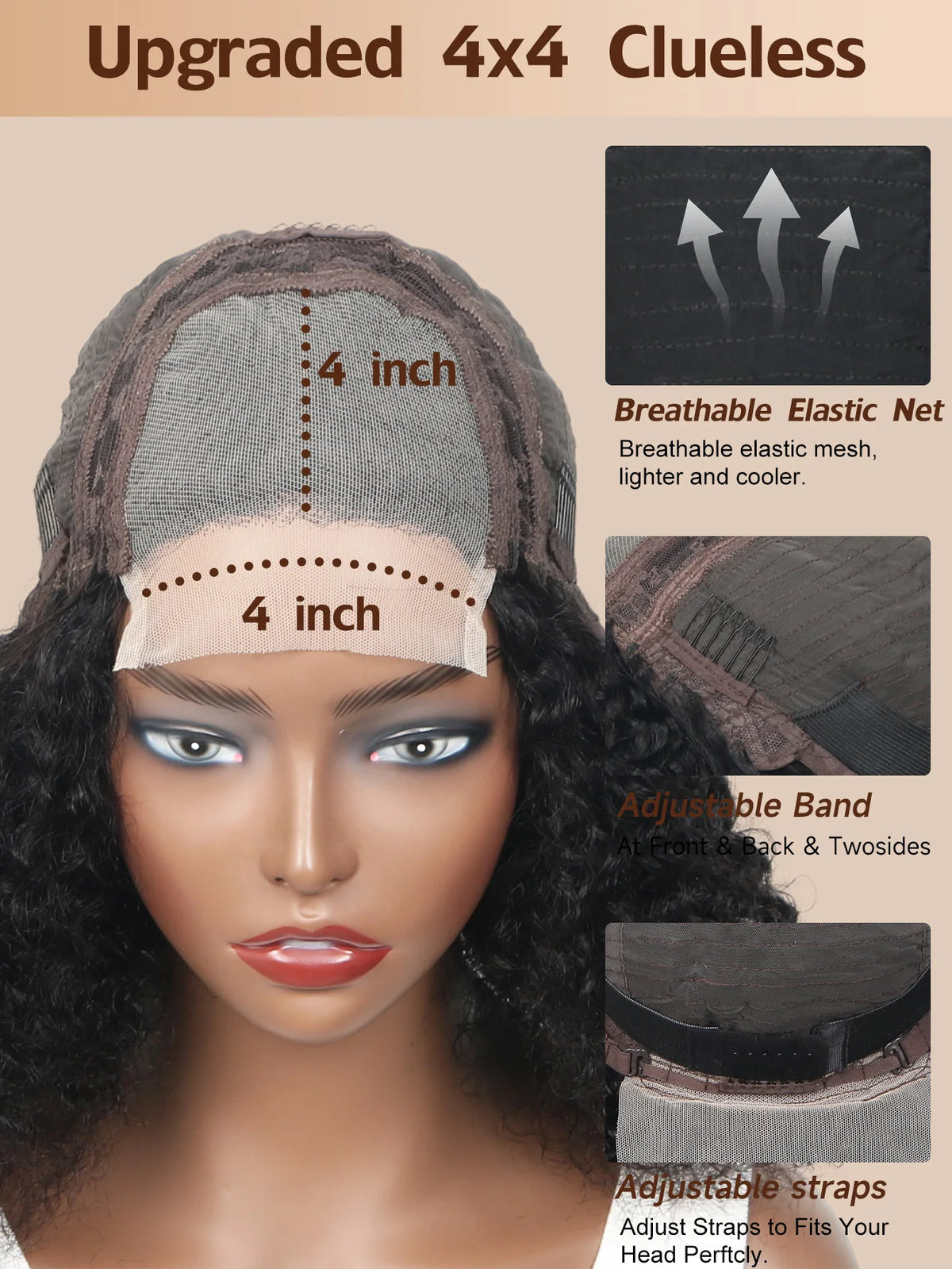 Short Curly Human Hair Bob Wig Water Lace Front Human Hair Wigs ForWomen PrePlucked Brazilian Glueless 13x4 Lace Wig Unikyhair
