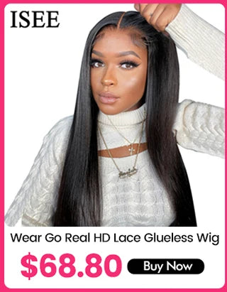 Wear And Go Glueless Human Hair Wig ISEE HAIR Peruvian Kinky Curly Short Bob 6x4 HD Glueless Wig Human Hair Ready To Wear Go
