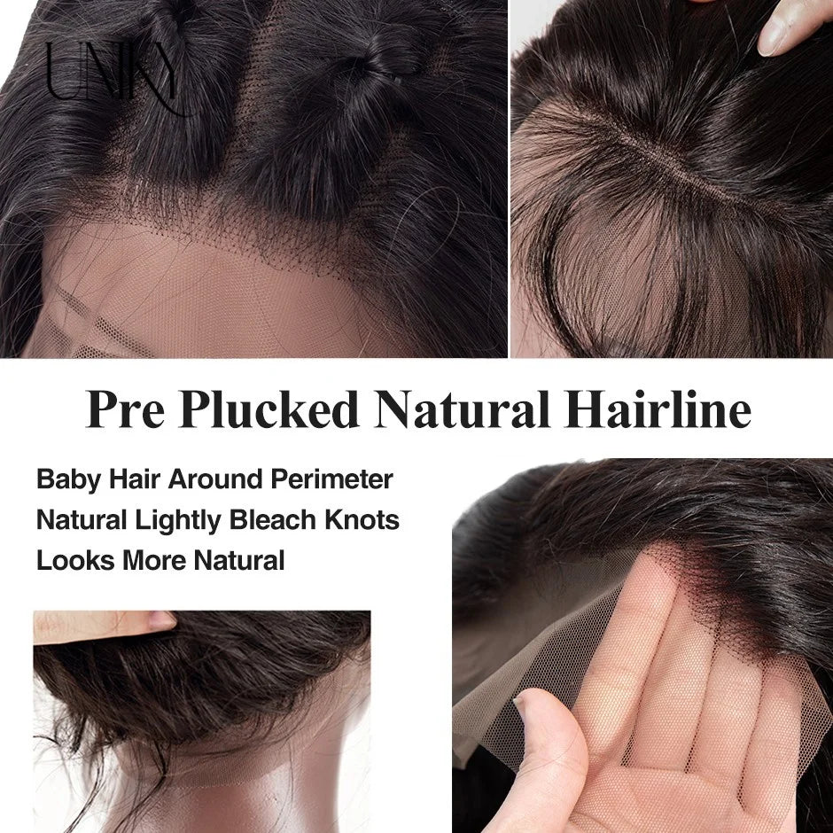Short Curly Human Hair Bob Wig Water Lace Front Human Hair Wigs ForWomen PrePlucked Brazilian Glueless 13x4 Lace Wig Unikyhair