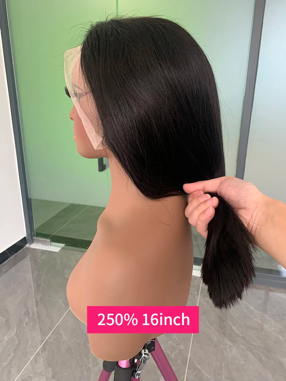 Human Hair Lace Frontal Wig Short Bob Raw Vietnamese Quality Styled Half 13x4 Lacefront Closure Wig Human Hair Wig 10 12 14 inch