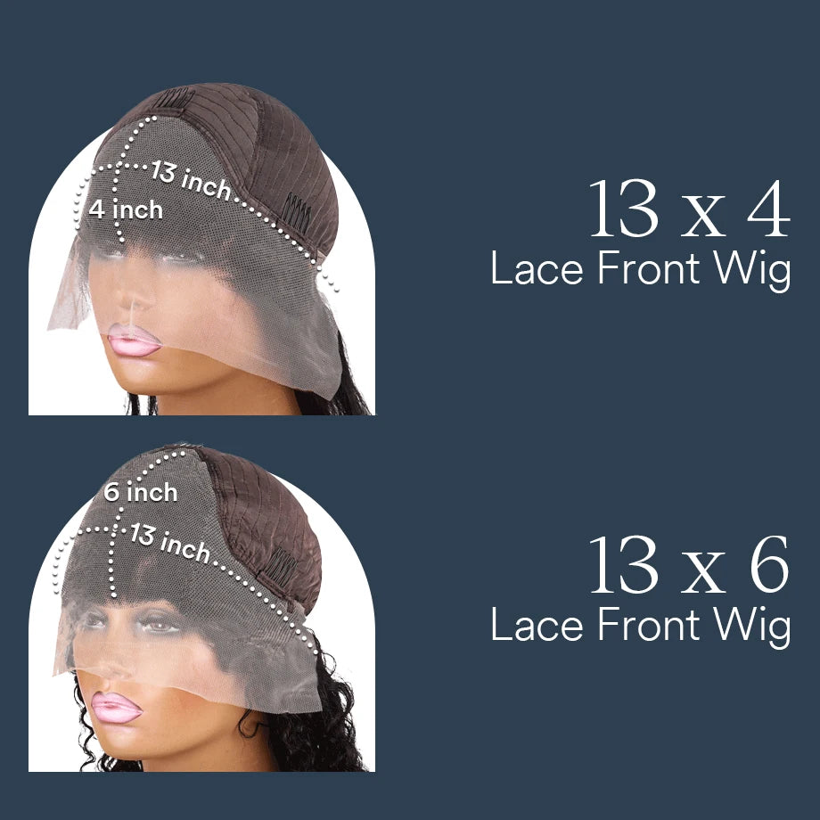 13x6 Curly Human Hair Wig Honey Blonde Ombre 13x4 Brazilian Brown Color Deep Water Wave Hd Frontal Highlight Bob Lace Front Wigs