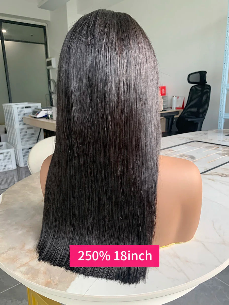 Human Hair Lace Frontal Wig Short Bob Raw Vietnamese Quality Styled Half 13x4 Lacefront Closure Wig Human Hair Wig 10 12 14 inch