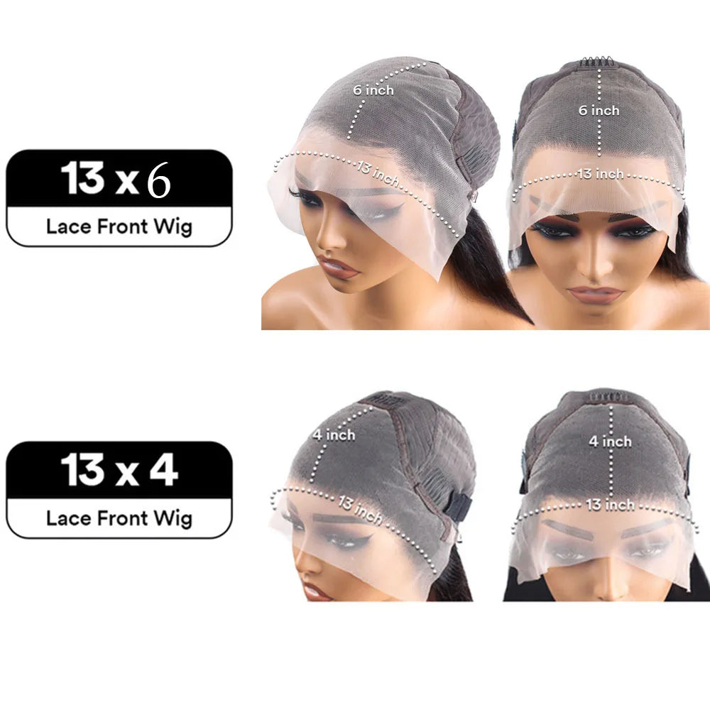 30 40 Inch Curly Human Hair Wig 13x6 Hd Lace Frontal Wig 13x4 Deep Wave Frontal Wig Water Wave Lace Front Wigs For Black Women