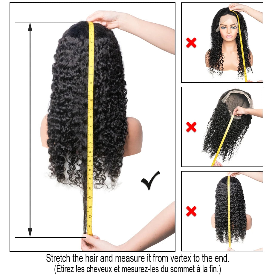30 40 Inch Curly Human Hair Wig 13x6 Hd Lace Frontal Wig 13x4 Deep Wave Frontal Wig Water Wave Lace Front Wigs For Black Women